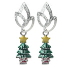 2014 Christmas Design Fashion Style Christmas Tree Shape Earrings