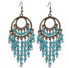 Vintage Style 4mm Turquoise Earrings