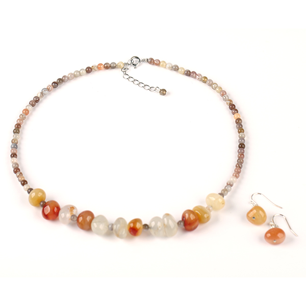Wholesale Natural agate chain