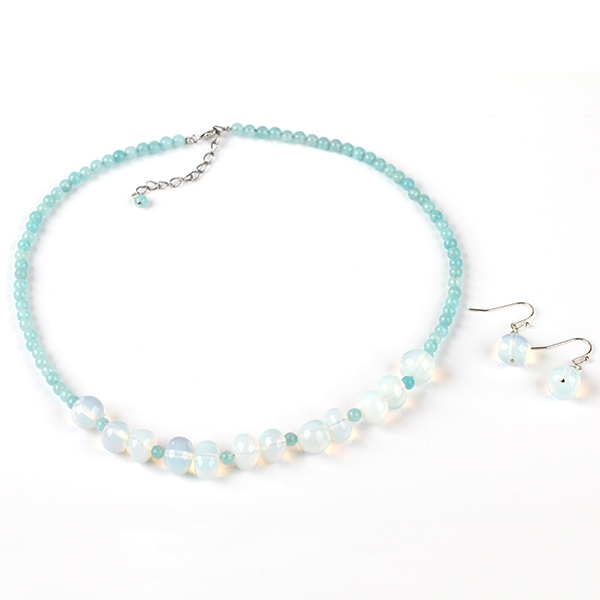 Wholesale Opal sapphire set chain