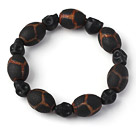 Wholesale Nice Ancient Natural Tibetan Agate Rosary Beads Bracelet