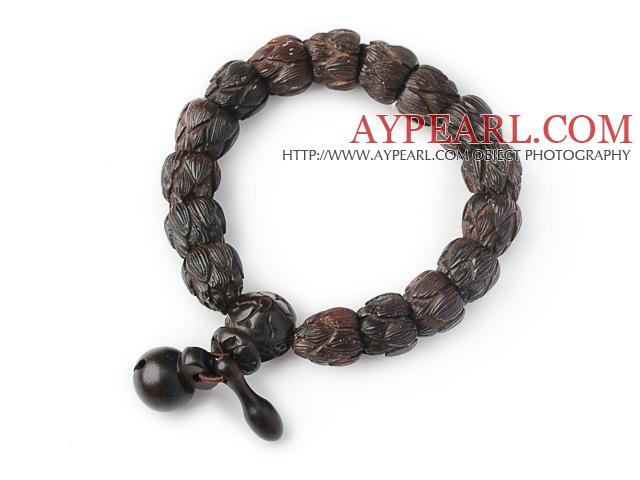Fashion Amulet Jujube Wood And Lotus Rosary Beads Bracelet