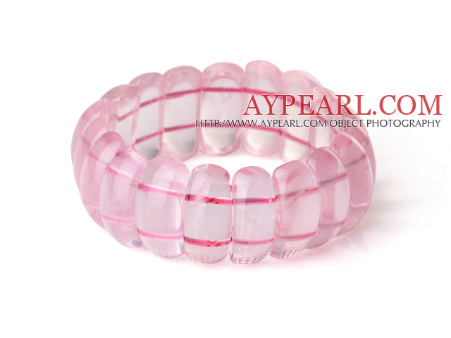 Beautiful Natural Rose Quartz Bangle Bracelet