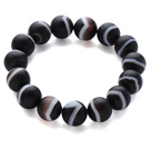 Simple Classic Design Single Strand Natural Agate Bracelet(2 Different Kinds To Choose)