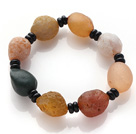 Special Irregular Shape Agate Stones Bracelet(Small Beads Design / Large Beads Design )