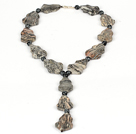 Y Necklace Picasso Stone Necklace for Women