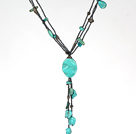 Y Necklace Fashion Style Turquoise Necklace for Women