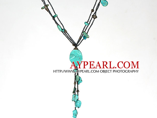 Y Necklace Fashion Style Turquoise Necklace for Women