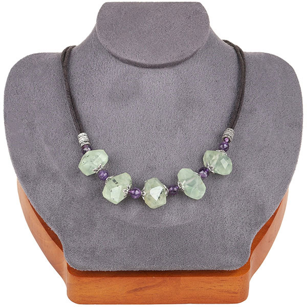 Wholesale Cut-cornered lapis lazuli necklace