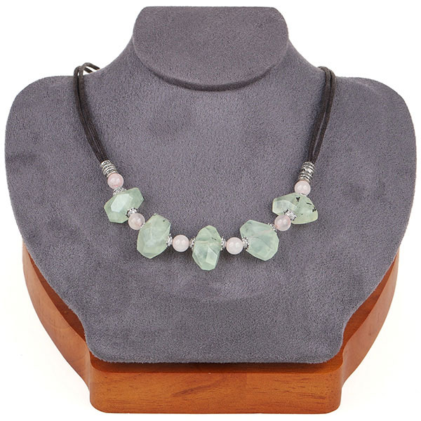 Cornered grape stone, pink crystal