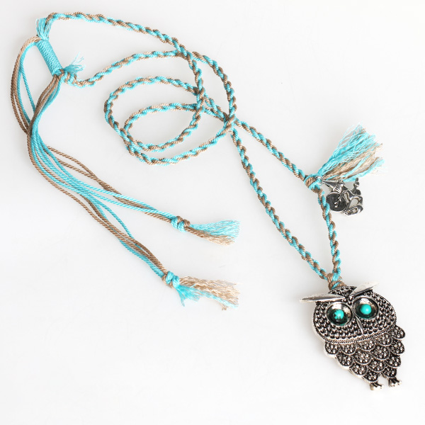 Evil Owl Witch Pendant Necklace