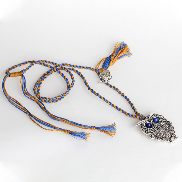 Evil Owl Witch Pendant Necklace