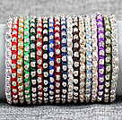 8 PCS Trendy Nickel Free Alloyed Charm Multi Color Thread Hand-Knitted Bracelet (Random Color)