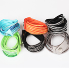 6 Pieces Fashion Style Solid Color Slake Bracelet for Women