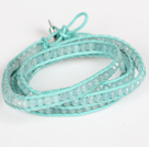 4mm Candy Jade Beads Four Times Wrap Bangle Gracelet