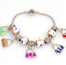 Fashion Style Charm Bracelet with Handbag Pendants