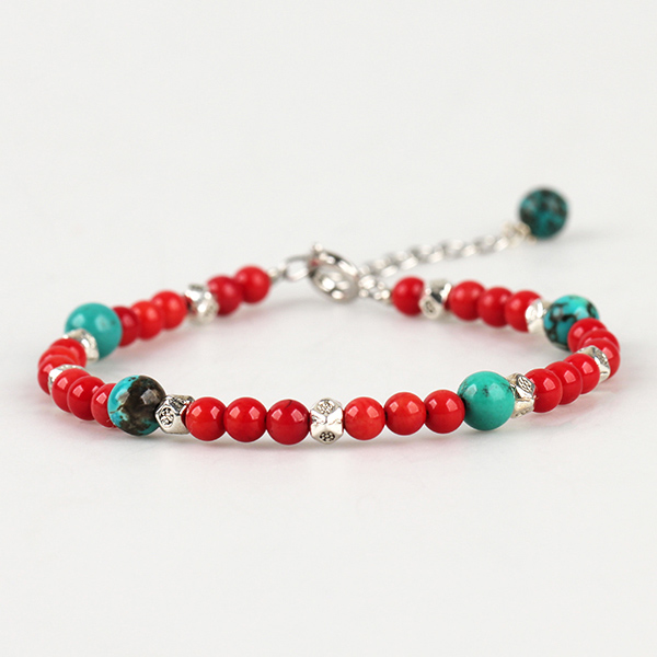 Wholesale Hubei turquoise coral bracelet