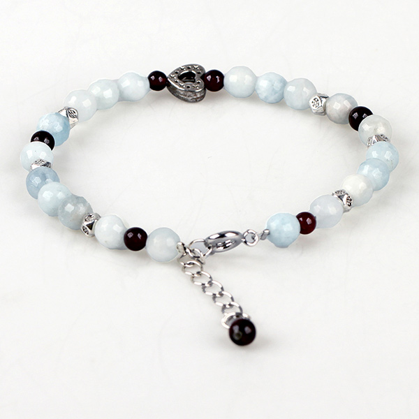 Wholesale Garnet Blue Treasure Bracelet