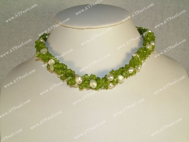 olivine necklace